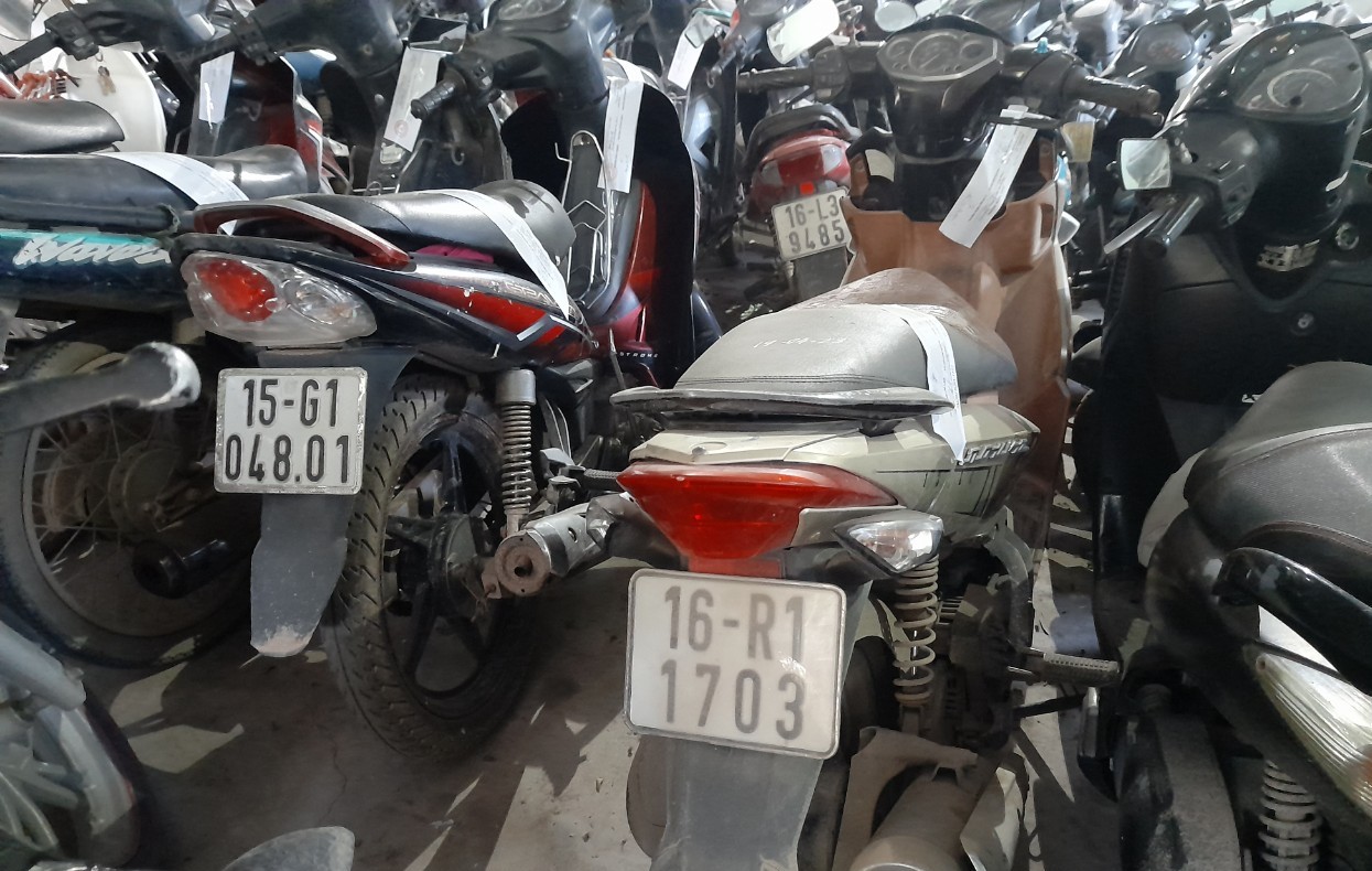 Công an huyện Thủy Nguyên: Thông báo 07 phương tiện vi phạm trật tự, an toàn giao thông hết thời hạn tạm giữ (lần 1)